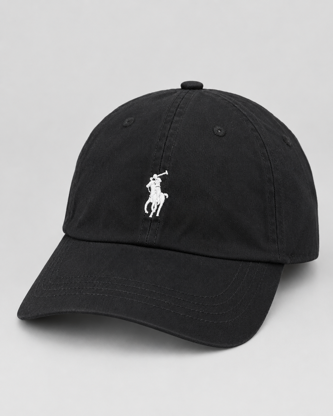 Boné Ralph Lauren - Preto Poney Branco