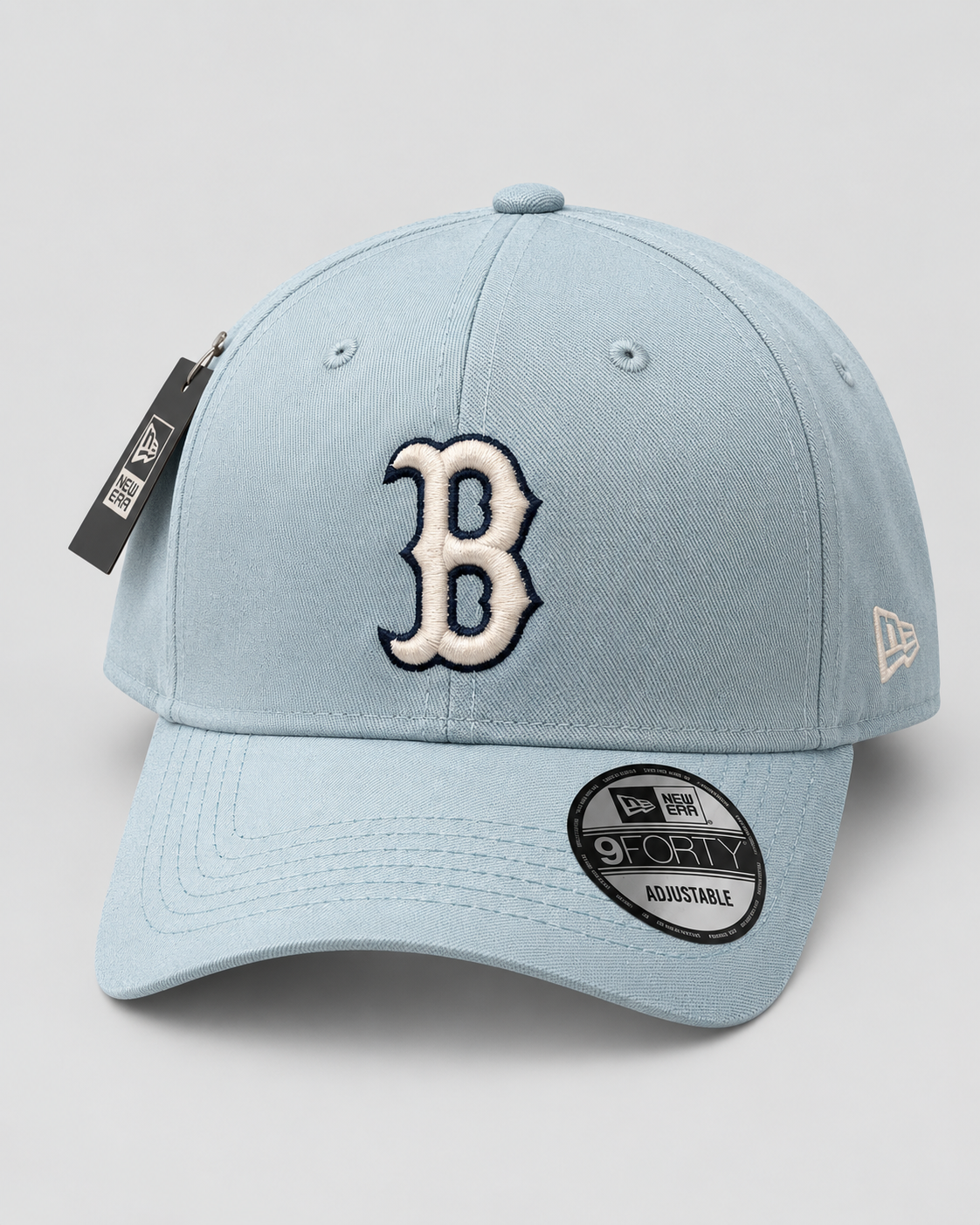 Boné New Era - Boston Red Sox - Azul Bebê Com Branco